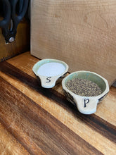 Load image into Gallery viewer, Black Accent Salt & Pepper Bowls