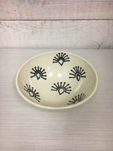 Load image into Gallery viewer, Handmade Ceramic Bowl with Black Design
