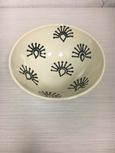 Load image into Gallery viewer, Handmade Ceramic Bowl with Black Design
